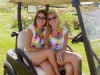 Brooke & Kacee at the Edds Mudville Grill golf tournament,  Oakhurst CC