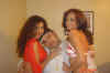Veronica & Nadia backstage at  the Wild 94.9 Doghouse Comedy Jam